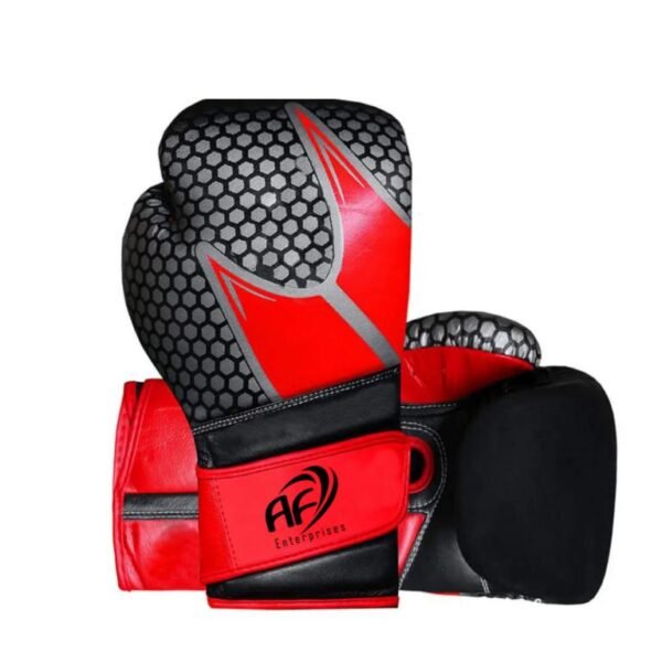 Hybrid leather boxing gloves
